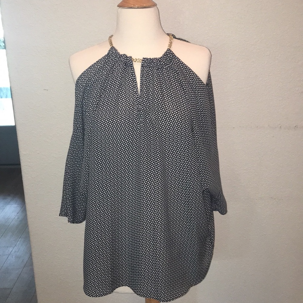 Cold shoulder blouse